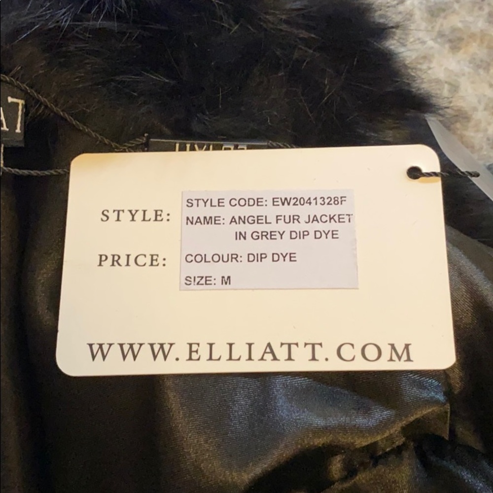 Elliatt Ombré Rabbit fur coat - Picture 12 of 12